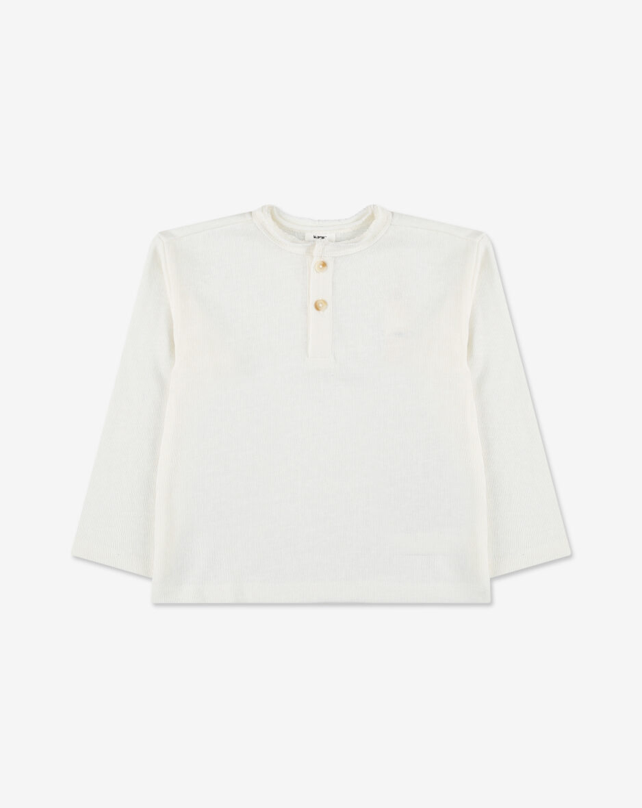 חולצה סרוגה עם כפתרה WB