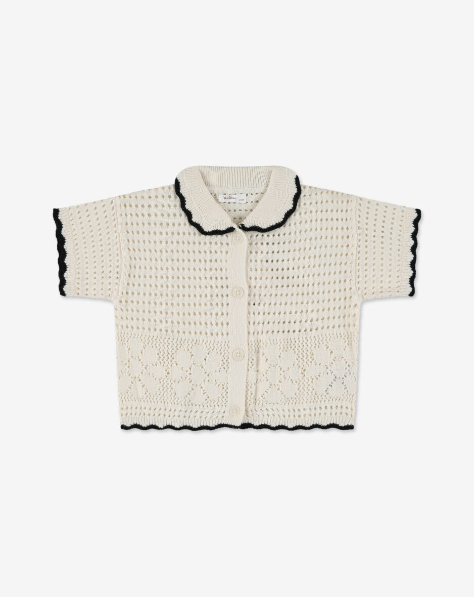 קרדיגן קרושה שרוולים קצרים RC