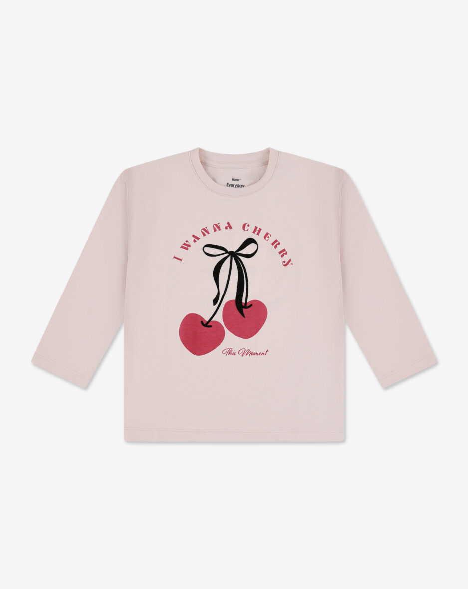 חולצת טי שרוולים ארוכים בנות PT